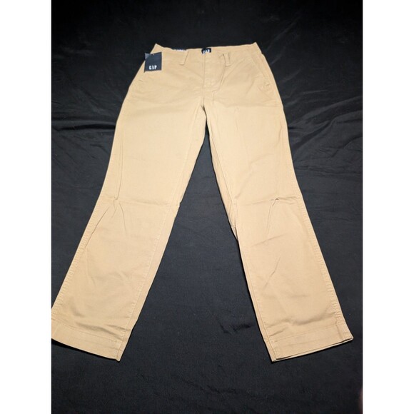 GAP Womens Slim Ankle Pants Size 4 Tan Khaki Stretch Cotton Chino NWT - Picture 8 of 8